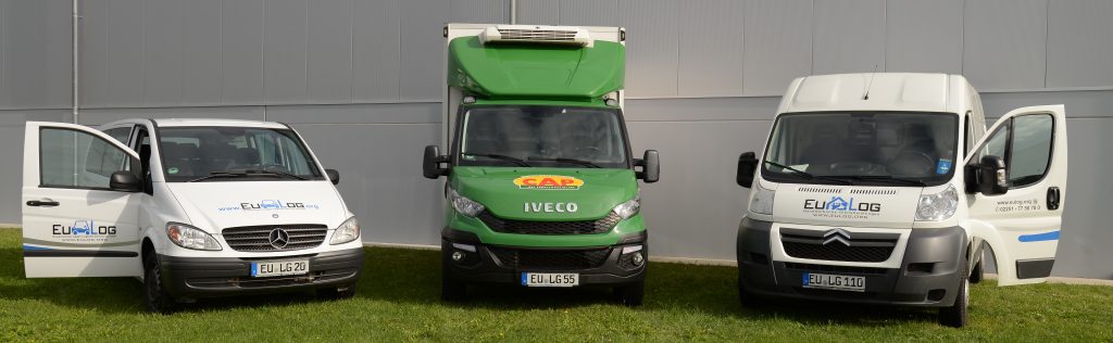 Fahrzeuge, die für den Transportservice genutzt werden